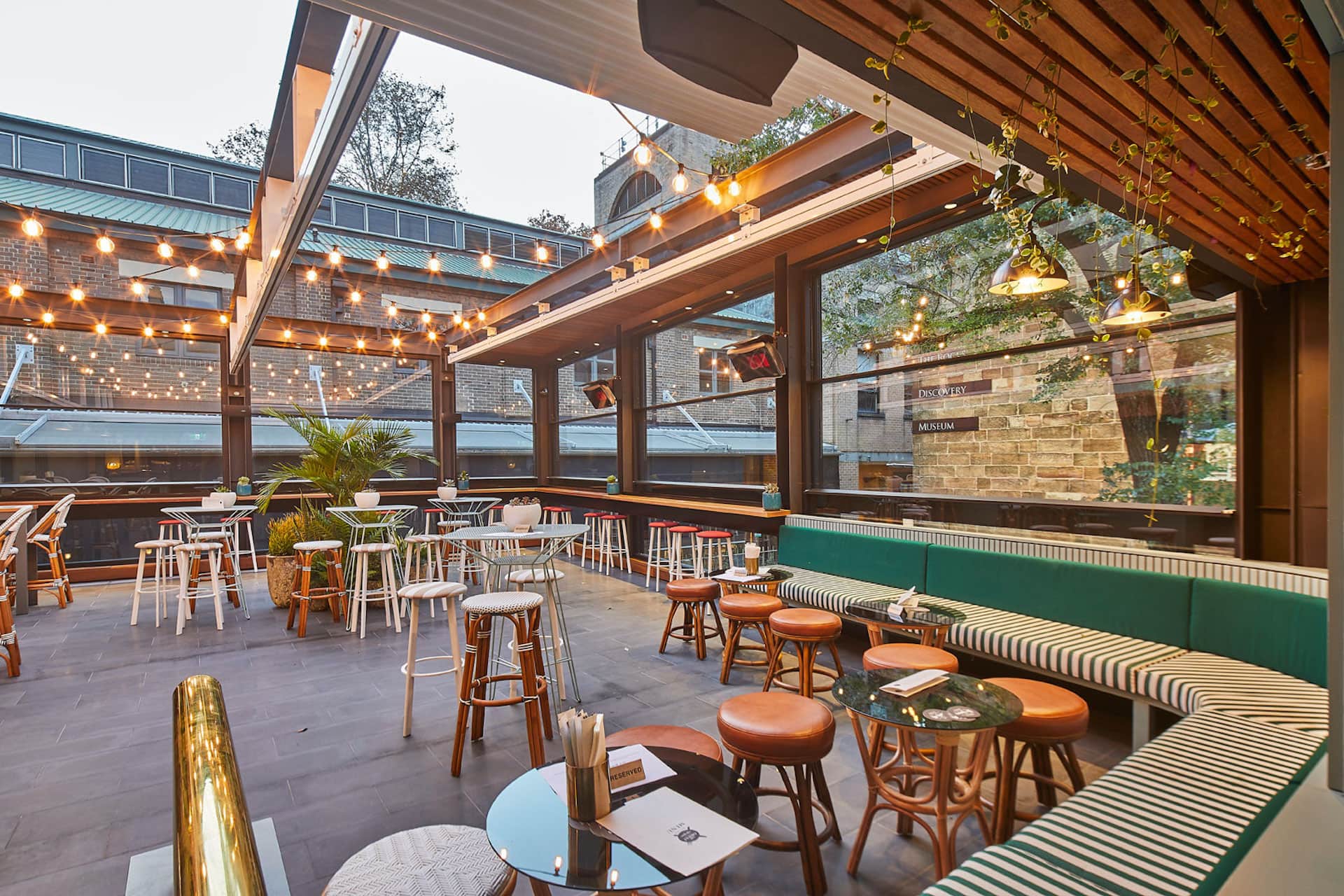 The open-air Mrs Jones terrace in The Rocks
